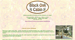 Desktop Screenshot of blackoakcabin.com